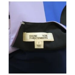 Diane Von Furstenberg Robe Fourreau Sans Manches En Laine Multicolore -ModeChic Magasin 740040 7