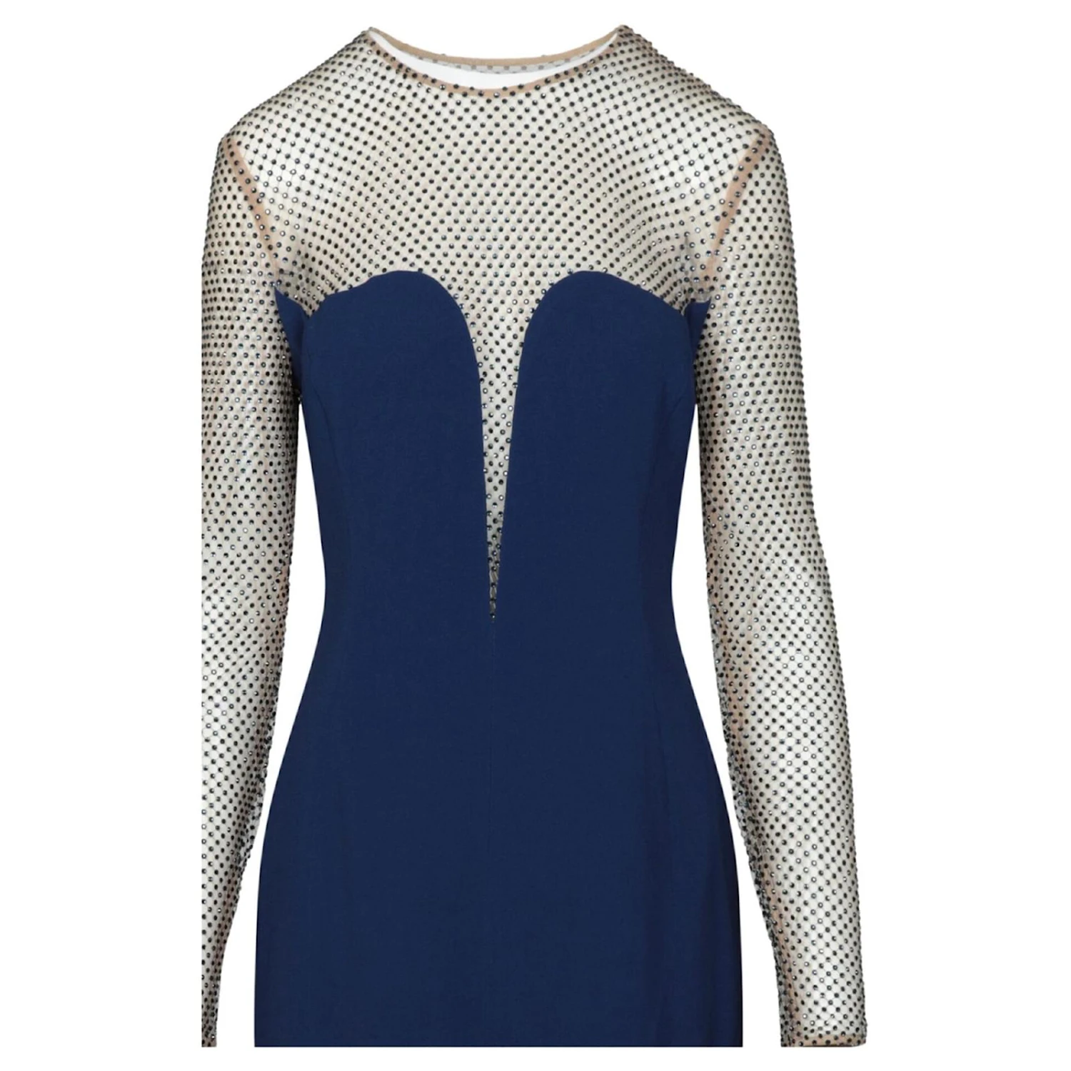 Stella Mc Cartney Stella McCartney Myah - Robe à Manches Longues Ornée Bleu 3 Stella Mc Cartney Stella McCartney Myah - Robe à Manches Longues Ornée Bleu – Image 3