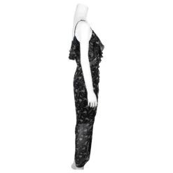 Autre Marque Veronica Beard - Robe Longue Noire Métallisée à Fleurs 8 Autre Marque Veronica Beard - Robe Longue Noire Métallisée à Fleurs -ModeChic Magasin 740359 4