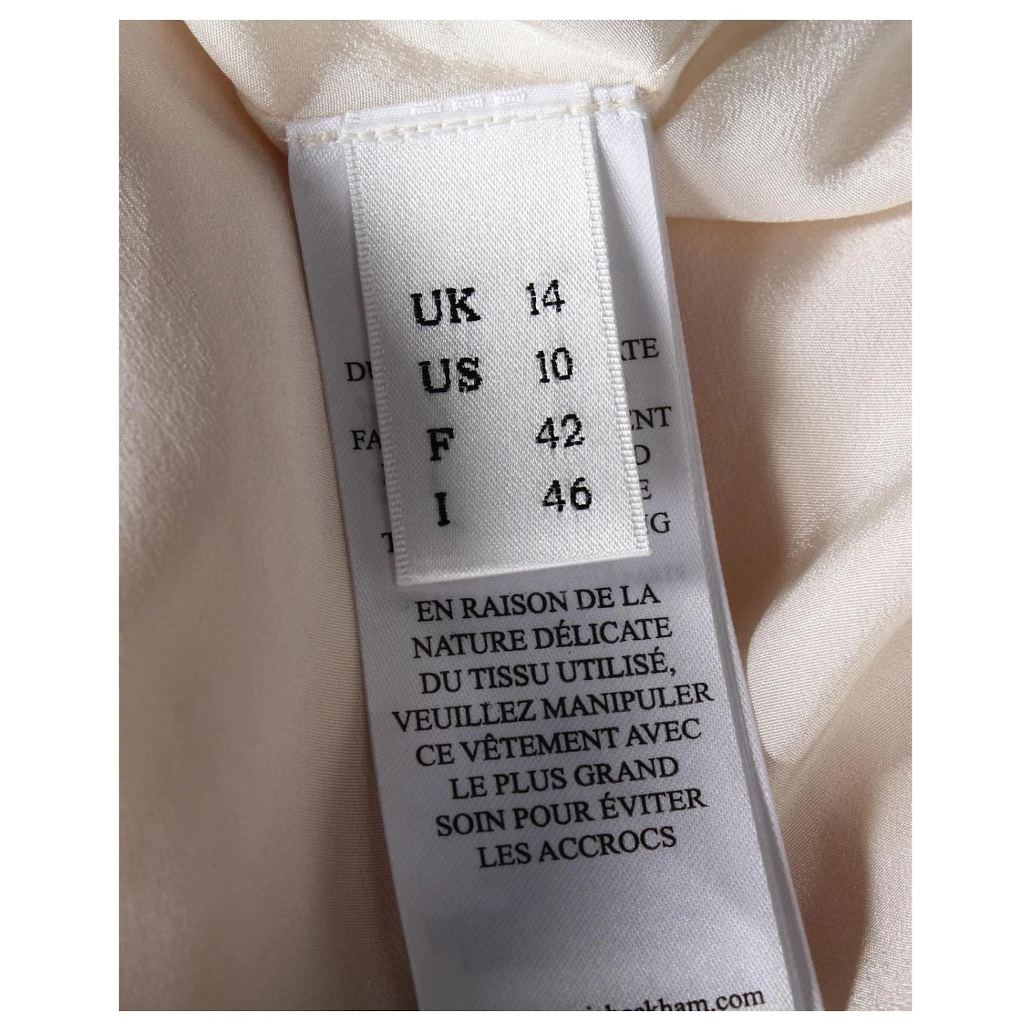 Victoria Beckham Robe Plissée En Jacquard Effet Portefeuille En Acétate Crème Blanc Écru 5 Victoria Beckham Robe Plissée En Jacquard Effet Portefeuille En Acétate Crème Blanc Écru – Image 5