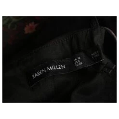 Karen Millen Robe Mi-longue Multicolore Avec Haut En Résille -ModeChic Magasin 741414 5