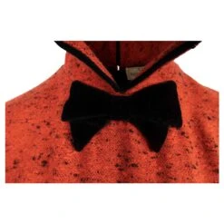 Robe Rouge à Col En Laine Avec Nœud Valentino -ModeChic Magasin 747504 5