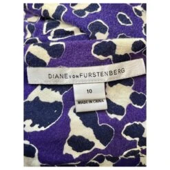 Diane Von Furstenberg Robe Portefeuille DvF Zoe Multicolore -ModeChic Magasin 750662 5