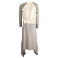Robe Pull Sacai En Polyester Gris -ModeChic Magasin 752194 3