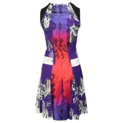 Etro Robe Sans Manches à Imprimé Cachemire En Viscose Violette -ModeChic Magasin 753810 3