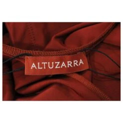 Robe Midi Fluide Altuzarra En Viscose Bordeaux -ModeChic Magasin 753835 4