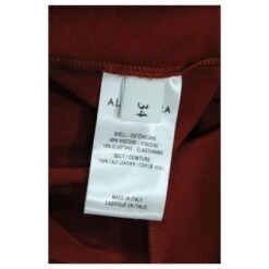 Robe Midi Fluide Altuzarra En Viscose Bordeaux -ModeChic Magasin 753835 5