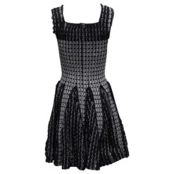 Alaïa Alaia Mini Robe évasée Sans Manches En Polyester Viscose Noir 6 Alaïa Alaia Mini Robe évasée Sans Manches En Polyester Viscose Noir -ModeChic Magasin 753879 3