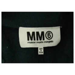 Maison Martin Margiela Mini Robe En Maille De Laine De Coton Vert émeraude -ModeChic Magasin 754145 4