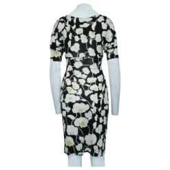 Diane Von Furstenberg Robe Imprimée Marron Avec Nœud -ModeChic Magasin 754247 3