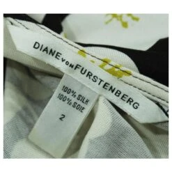 Diane Von Furstenberg Robe Imprimée Marron Avec Nœud -ModeChic Magasin 754247 5