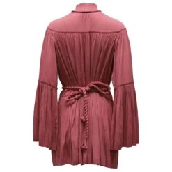A.l.C. Mini Robe Plissée à Manches Longues En Polyester Rose 6 A.l.C. Mini Robe Plissée à Manches Longues En Polyester Rose -ModeChic Magasin 754353 3