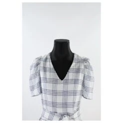 Robe Claudie Pierlot 36 Blanc -ModeChic Magasin 755350 4