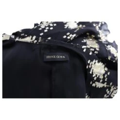 Autre Marque Robe Mi-longue William Stine Goya En Soie Noire -ModeChic Magasin 755657 3