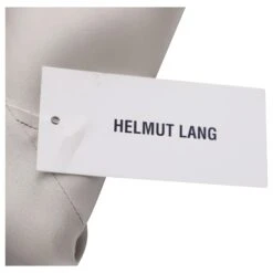 Helmut Lang Robe Drapée à Imprimé Carrion En Viscose Blanche -ModeChic Magasin 756159 4