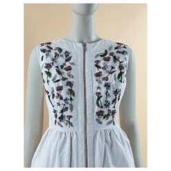 Christian Dior Robe Ornée Multicolore -ModeChic Magasin 757444 4