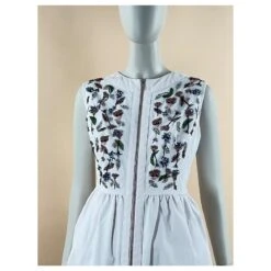 Christian Dior Robe Ornée Multicolore -ModeChic Magasin 757444 7
