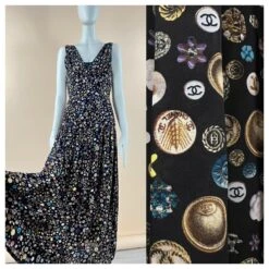 Chanel 10K$ Superbe Robe En Soie Avec Logo CC Noir 13 Chanel 10K$ Superbe Robe En Soie Avec Logo CC Noir -ModeChic Magasin 759245 4