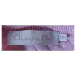 Robe Fille Dior Matelassée Logo Rose -ModeChic Magasin 762492 4