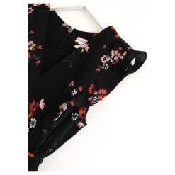 Robe Marguerite Rebecca Taylor Noir Rouge -ModeChic Magasin 762504 3