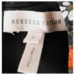 Robe Marguerite Rebecca Taylor Noir Rouge -ModeChic Magasin 762504 5