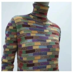 Robe De Défilé Chanel Paris-Hambourg Sz.40 Multicolore -ModeChic Magasin 765119 8