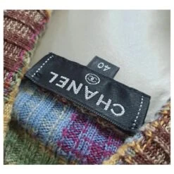 Robe De Défilé Chanel Paris-Hambourg Sz.40 Multicolore -ModeChic Magasin 765119 9