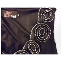 Yumi Kim YUMI ROBE DRESS TUNIQUE ROSACES RELIEF FERMETURES DOS PLISSé T M/L OU T 42 Noir -ModeChic Magasin 772159 4