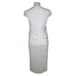 VANESSA BRUNO ROBE DRESS CHIC MINIMALISTE LAVALIERE ATHE VOILE DE SOIE T 38 Noir -ModeChic Magasin 772197 2