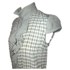 VANESSA BRUNO ROBE DRESS CHIC MINIMALISTE LAVALIERE ATHE VOILE DE SOIE T 38 Noir -ModeChic Magasin 772197 3