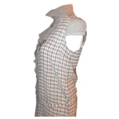 VANESSA BRUNO ROBE DRESS CHIC MINIMALISTE LAVALIERE ATHE VOILE DE SOIE T 38 Noir -ModeChic Magasin 772197 6