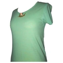 MANOUSH ROBE DRESS MINT MEDAILLON ROSE RELIEF VOLANTS T 40/42 Vert Clair -ModeChic Magasin 774997 5