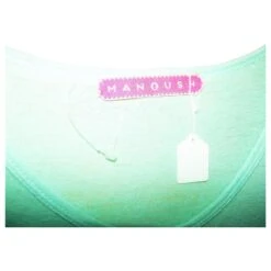 MANOUSH ROBE DRESS MINT MEDAILLON ROSE RELIEF VOLANTS T 40/42 Vert Clair -ModeChic Magasin 774997 9