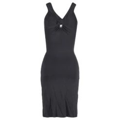 Robe Mi-longue Temperley London à Volants En Viscose Noire -ModeChic Magasin 776859 3