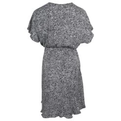 Maje ROBE COURTE SURPLIQUE A VOLANTS En Cupro Noir Et Blanc 7 Maje ROBE COURTE SURPLIQUE A VOLANTS En Cupro Noir Et Blanc -ModeChic Magasin 776924 3