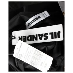 Jil Sander Robe Sans Manches à Nœuds En Coton Noir -ModeChic Magasin 776926 4