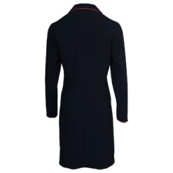 Sandro Paris Mini Robe Manches Longues En Polyester Bleu Marine -ModeChic Magasin 777013 3