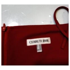 Cerruti 1881 CERRUTI ROBE DRESS VESTALE COUTURE CREPE GRAPHIQUE ULTRA LONGUE SOIREE T 42/46 Rouge 11 Cerruti 1881 CERRUTI ROBE DRESS VESTALE COUTURE CREPE GRAPHIQUE ULTRA LONGUE SOIREE T 42/46 Rouge -ModeChic Magasin 778352 3