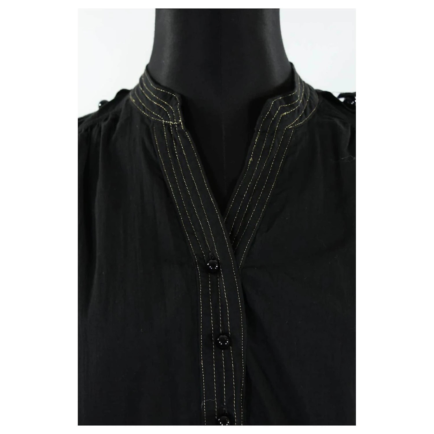 Robe Maje 38 Noir 4 Robe Maje 38 Noir â Image 4