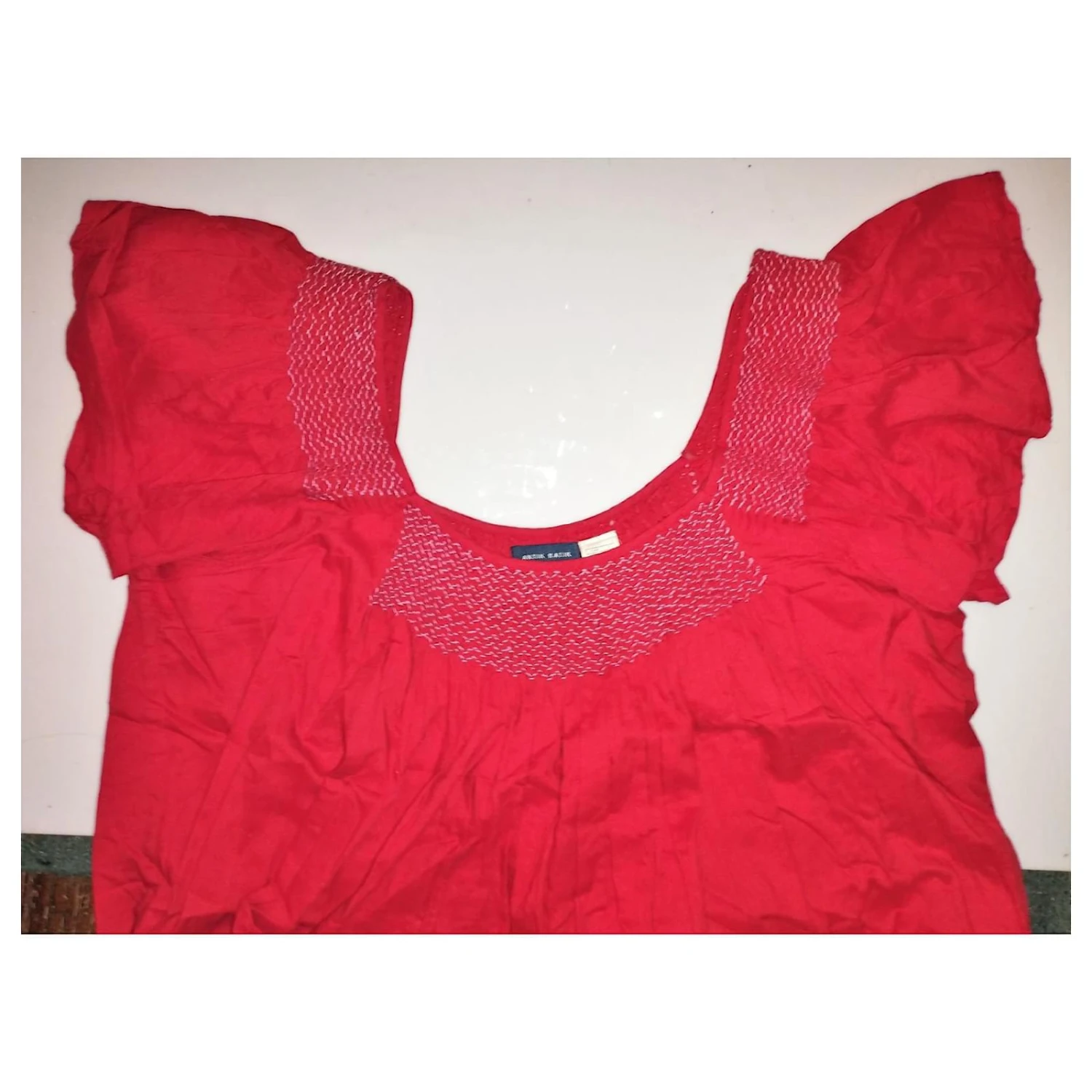 ANTIK BATIK ROBE TUNIQUE DRESS PAPILLON T UK 24 OU 46/48/50/52 Rouge 7 ANTIK BATIK ROBE TUNIQUE DRESS PAPILLON T UK 24 OU 46/48/50/52 Rouge – Image 7