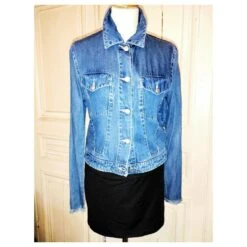 Jean Paul Gaultier GAULTIER TRENCH VESTE ROBE ET JUPE 4 EN 1 TRANSFORMABLE COLLECTOR TM OU 40/42 Bleu -ModeChic Magasin 780980 4