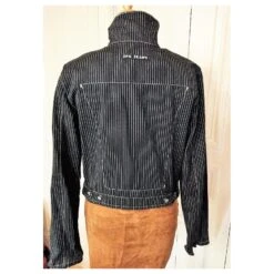 Jean Paul Gaultier GAULTIER TRENCH VESTE ROBE ET JUPE 4 EN 1 TRANSFORMABLE COLLECTOR RAYE TM OU 40/42 Noir -ModeChic Magasin 780985 8