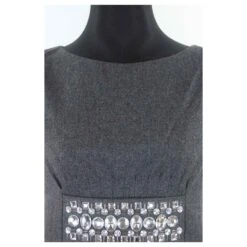 Robe Tara Jarmon 36 Gris -ModeChic Magasin 784061 4