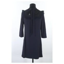 Robe Claudie Pierlot 36 Bleu -ModeChic Magasin 784100 3