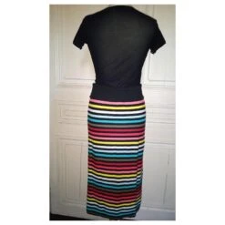 SONIA RYKIEL DRESS ROBE BUSTIER JUPE 2 EN 1 BAYADERE T 36/38 Multicolore 17 SONIA RYKIEL DRESS ROBE BUSTIER JUPE 2 EN 1 BAYADERE T 36/38 Multicolore -ModeChic Magasin 784365 8