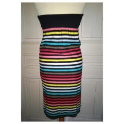 SONIA RYKIEL DRESS ROBE BUSTIER JUPE 2 EN 1 BAYADERE T 36/38 Multicolore 18 SONIA RYKIEL DRESS ROBE BUSTIER JUPE 2 EN 1 BAYADERE T 36/38 Multicolore -ModeChic Magasin 784365 9