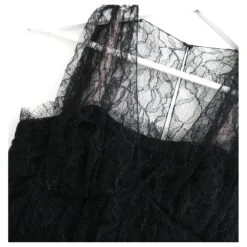 CHANEL Fall 2012 Robe De Cocktail En Dentelle Avec Boutons Gripoix Noir -ModeChic Magasin 785405 5