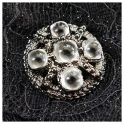 CHANEL Fall 2012 Robe De Cocktail En Dentelle Avec Boutons Gripoix Noir -ModeChic Magasin 785405 8