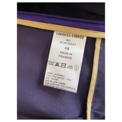 Sublime Robe «  Blue Violet » Chloé Taille 38 Polyester Et Soie Violet -ModeChic Magasin 786157 6