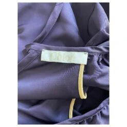 Sublime Robe «  Blue Violet » Chloé Taille 38 Polyester Et Soie Violet -ModeChic Magasin 786157 7